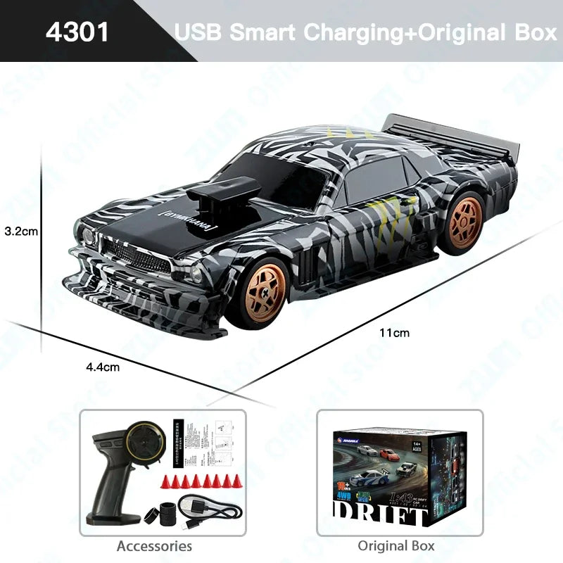 RC Cars High Speed Mini Racing Car 4WD Drift Car Model Electric Toy Radio Control Boys Four Wheel Drive Professional Cars Adults