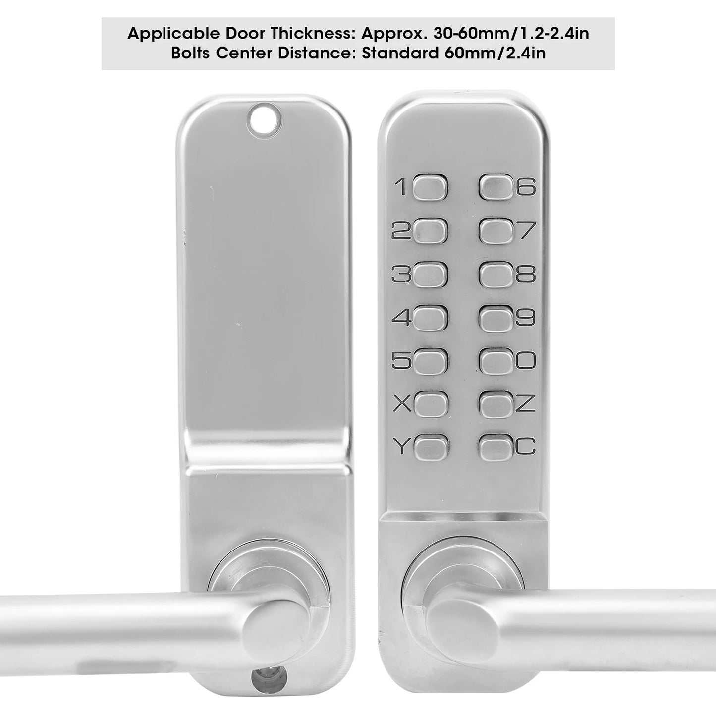 Home Security Device Keyless Entry Smart Mechanical Door Lock Digital Password Entry Non‑Power Anti‑Theft Safety Home Access