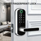 Smart Fingerprint Door Lock App Remote Control Keyless WIFI Digital Touchscreen Lock IP67 NFC Waterproof with 2 IC Cards