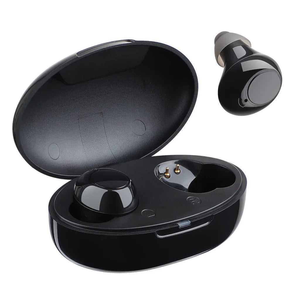 Magnetic Noise Cancellation Audiphone Invisible Wireless Loudspeaker Sound Amplifier Touch Control Earbuds For Hard of Listening