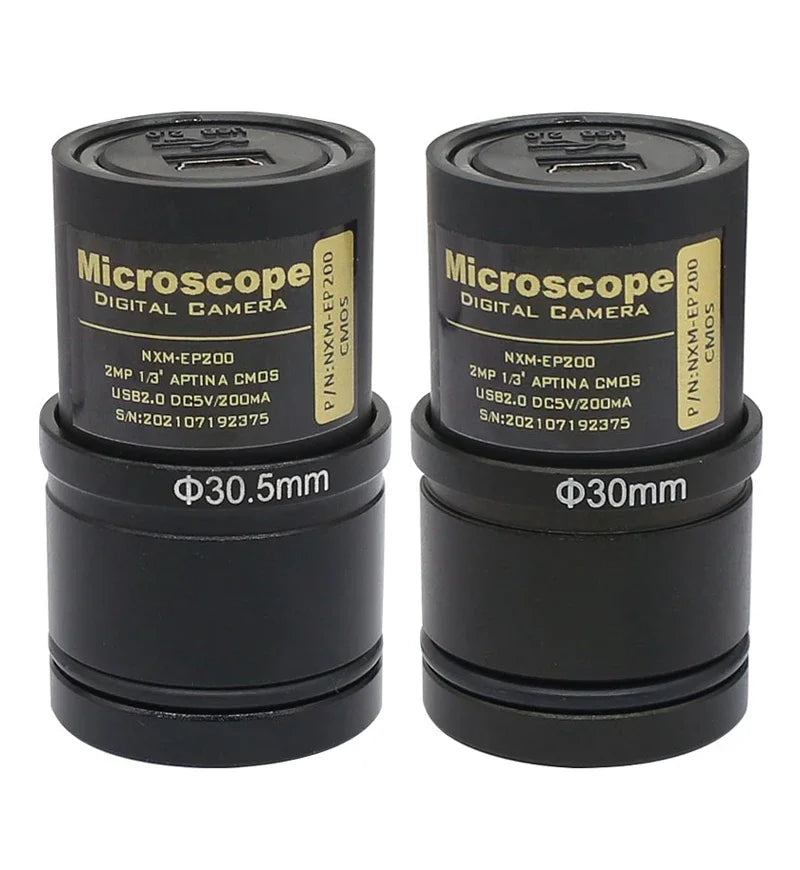 Microscope Electronic Eyepiece 2.0MP CMOS USB Camera Mounting Diameter 23.2mm 30mm 30.5mm for Bio-microscope Stereo Microscope