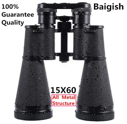 Professional Binoculars Baigish 8x30 10x40 10x50 12x4515x60 20x50 8-24x40 Powerful Military Telescope Long Range Monocular BAK4