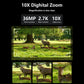 2.7K Night Vision Binocular Telescope 10x Digital Zoom Infrared Night Vision Device Telescope For Hunting Camping Video Record