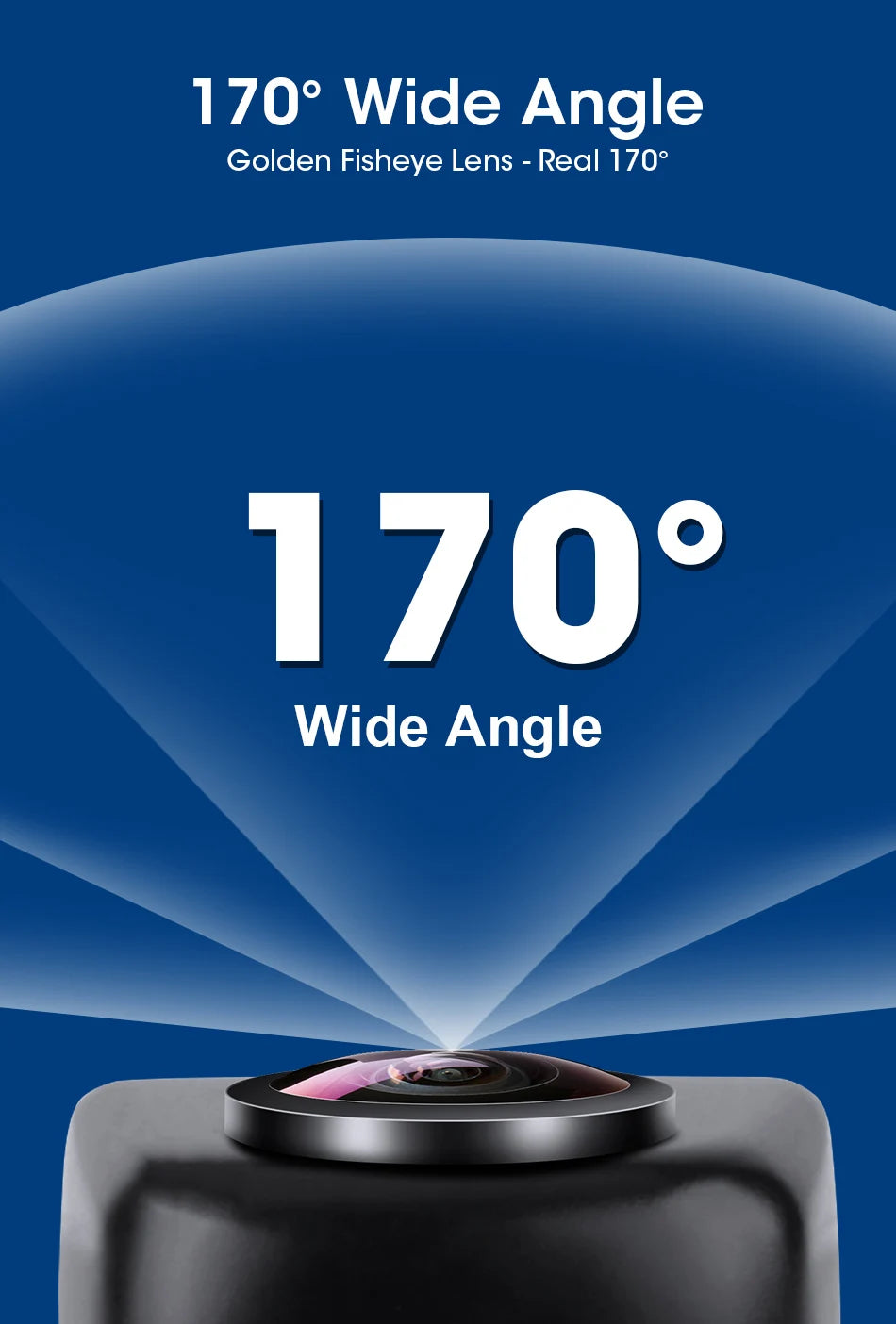 Srnubi AHD 1080P CVBS Night Vision IP68 Waterproof 170 Degree Fish Eye Lens Backup Rear View Camera For Vehicle Monitor Android