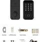 CDOK DS02 Tuya Smart Fingerprint Deadbolt Lock with Latch/Door Sensor Auto Lock Key/Password/ Tuya Smartlife APP Unlock