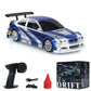 RTR RC Dift Race Car 1/43 Scale 4WD Gyro Four-wheel Drive Radio Control High Speed Model 2.4G Racing Drifting Cars Gifts Toys