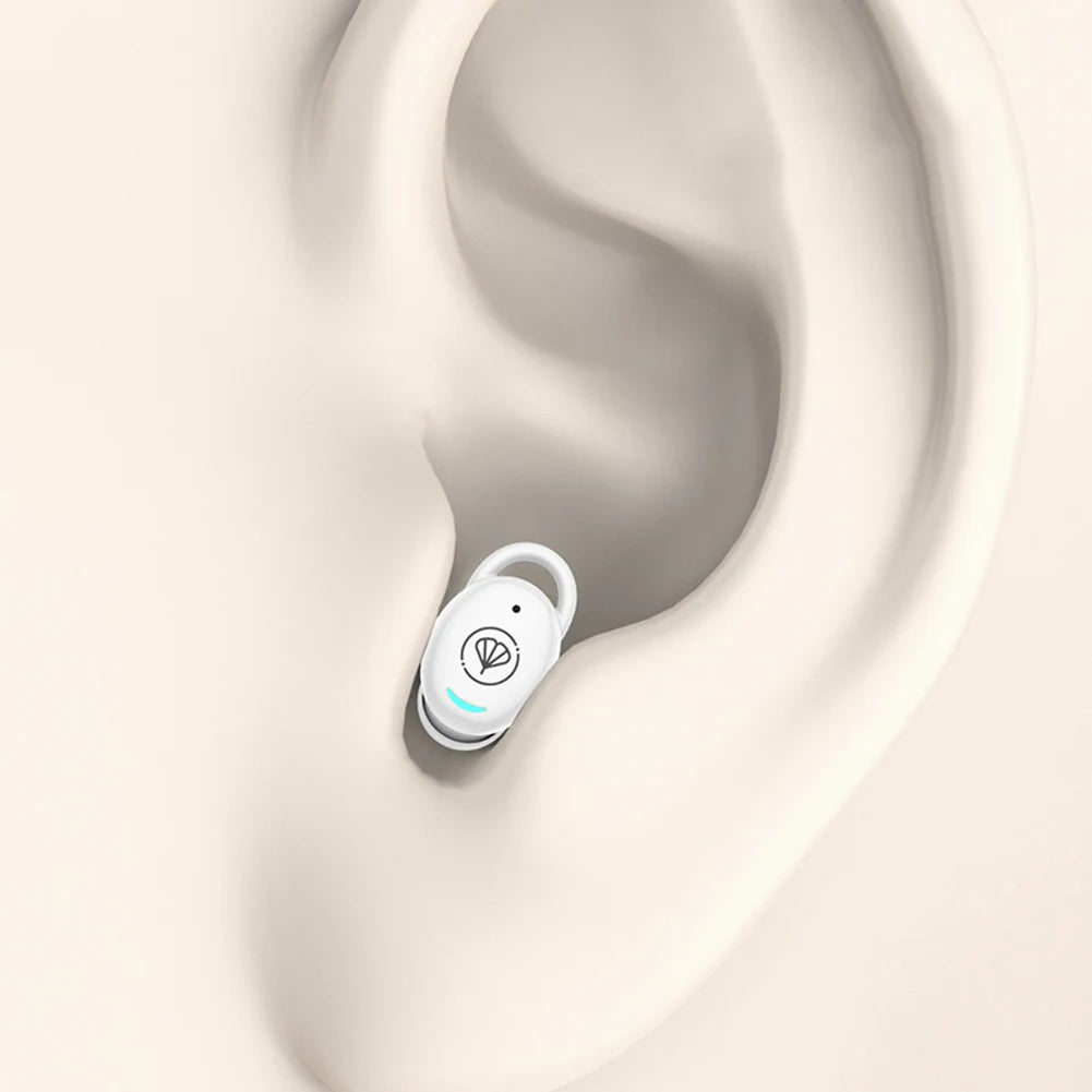 Hearing Aids Bluetooth-Compatible 5.3 Earbuds Hearing Aid Mini Sound Amplifier Noise Cancelling Single Ear Headphone for Seniors