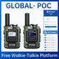 4G Walkie Talkie 5000Km 200 Channels Personalized Names Audio Playback Global Ptt Type C Charger Long Range Ham Two Way Radio
