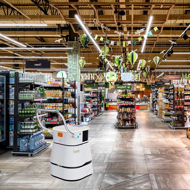 2024 Intelligent Robotic Floor Sweeper Vacuum Cleaner Washer Industrial Cleaning Robot Vacuum Cleaner Commercial