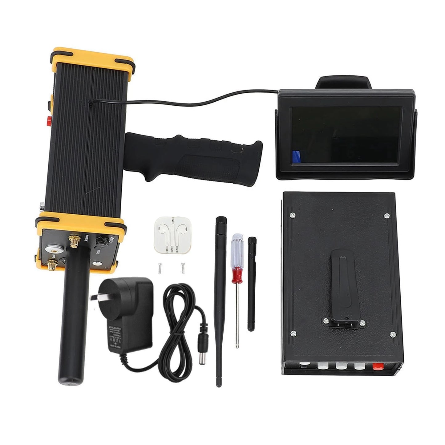 15m Depth 1000 Meters Range Metal Detector High Accuracy Metal Detector with Display Screen for Gold Silver Copper 100-240V