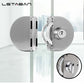 1 Set Double Open Sliding Door Lock Stainless Steel Glass Door Lock with Keys 8-12mm Safety Locks Office Glass Security Hardware