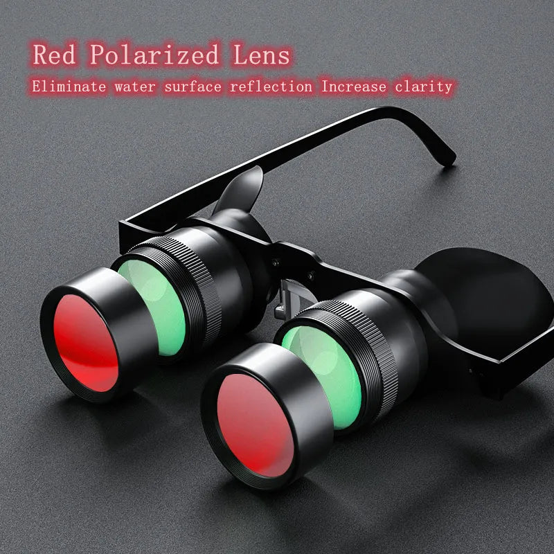 Fishing Binoculars for outdoor bird watching, fishing, sports, theater professional hands-free glasses HD portable telescope