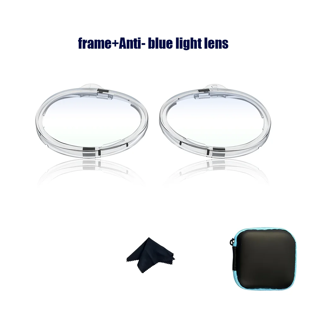 2024 New Vision Pro VR Accessories Myopia Anti-Blue Light Glasses Magnetic Eyeglass Frame VR Prescription Lenses