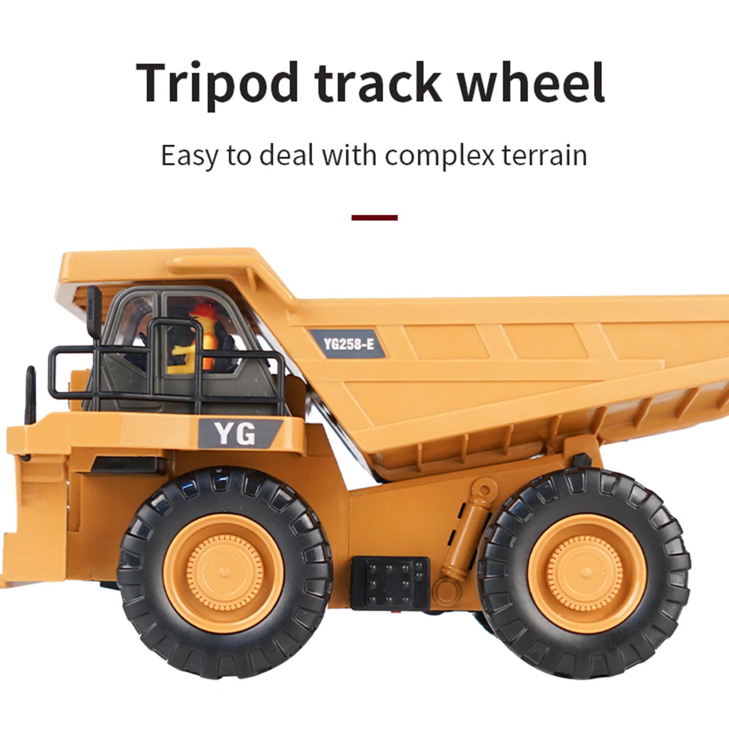 RC Dump Truck 1/24 Truck 9CH Dumper Technique Vehicle Excavator 2.4G Radio Controlled Cars Toys for Children