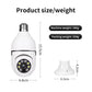 E27 Surveillance Camera Full Color Night Vision Automatic Human Tracking Zoom Indoor Security Monitor Wifi Miini IP Camera
