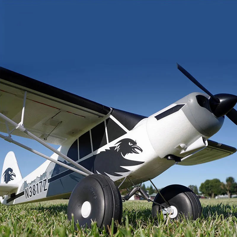 FMS Remote Control Model Plane 1300MM 1.3M PA-18 J3 Piper Super Cub RC Airplane PNP Trainer Electric Aircraft Outdoor Sports