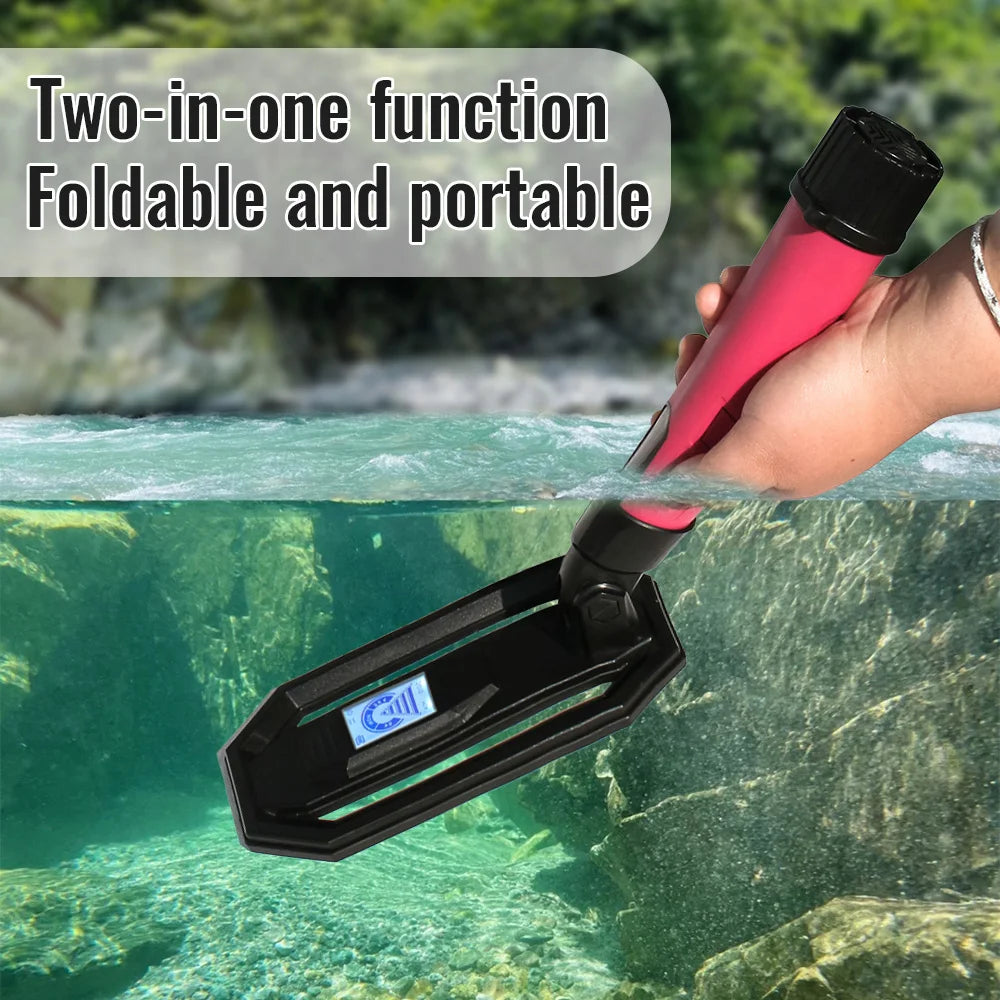 MD-890 metal detector with 2 modes - LCD display+fully waterproof and accurate positioning up to 5 meters in water