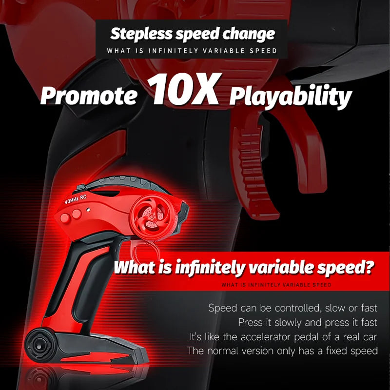 2025 New Remote Control Car Drift Racing 1:16 Off-Road Vehicle 2.4GHz Radio High-Speed Drive Racing LED Light Climbing Kids Toys