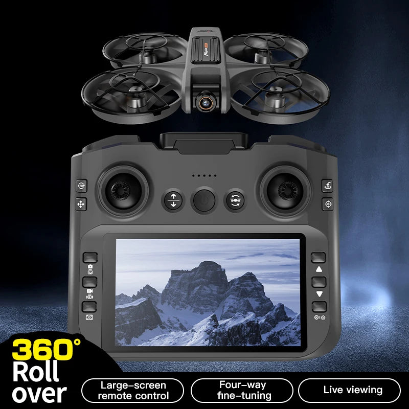 S156 Drone HD Dual-Camera Aerial PhotographyRemote Control with Screen Aircraft Optical Flow Hover Brushless RC Quadcopter Toy