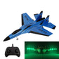 FX620 RC Plane 2.4G With LED Lights Aircraft Remote Control Flying Model Glider Airplane SU-35 EPP Foam Toys For Children Gift