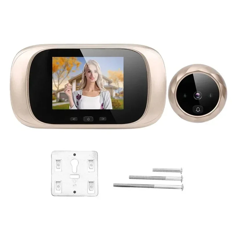 Digital LCD 2.8inch Video Doorbell Peephole Viewer Door Eye Monitoring Camera 90 Degree Doorbell Motion Detection Eye