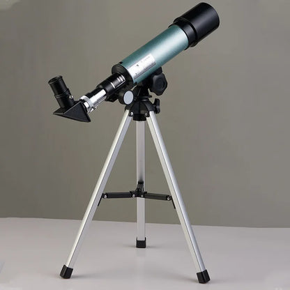 90X Astronomical Telescope , 50Mm Aperture Refractor Portable Travel Telescope with Phone Adapter &wireless Remote