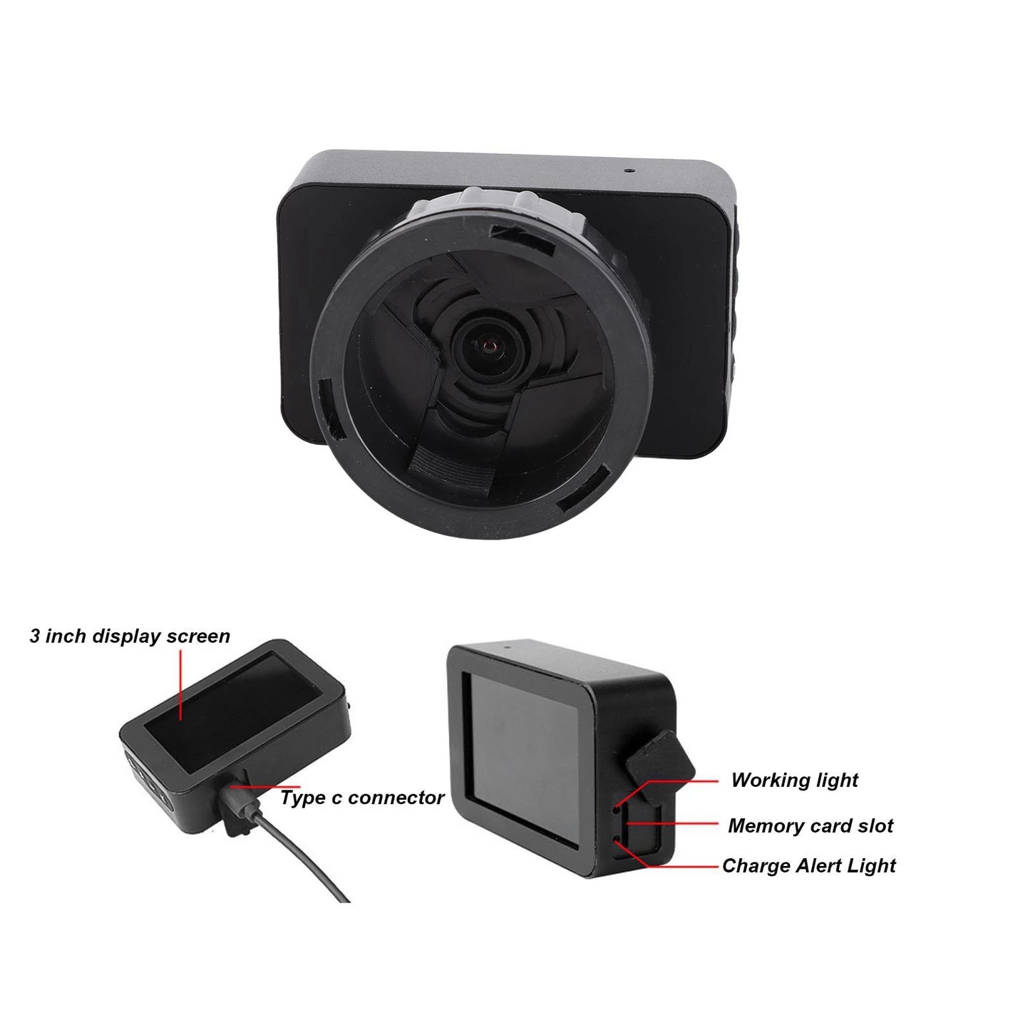 Telescope Electronic Eyepiece 4K Electronic Eyepiece Color Display Screen for Bird Watching for 22mm‑46mm Optical Telescopes