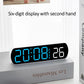 Voice Activated Multifunction Digital Alarm Clock LED Timer Clock 12/24H Temperature Date Display Desktop Alarm Clock Night Mode