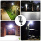 Solar Street Lights Outdoor Waterproof Security Motion Sensor LED Lamp with 3 Lighting Mode Solar Lights for Garden Path Decor