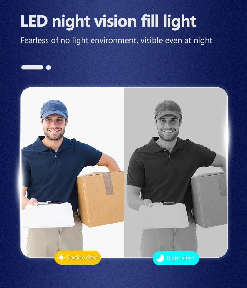 Wireless intercom Doorbell HD Night Vision 4.3in lPs screen Waterproof Visual Doorbell camera smart Home security Video By Bell