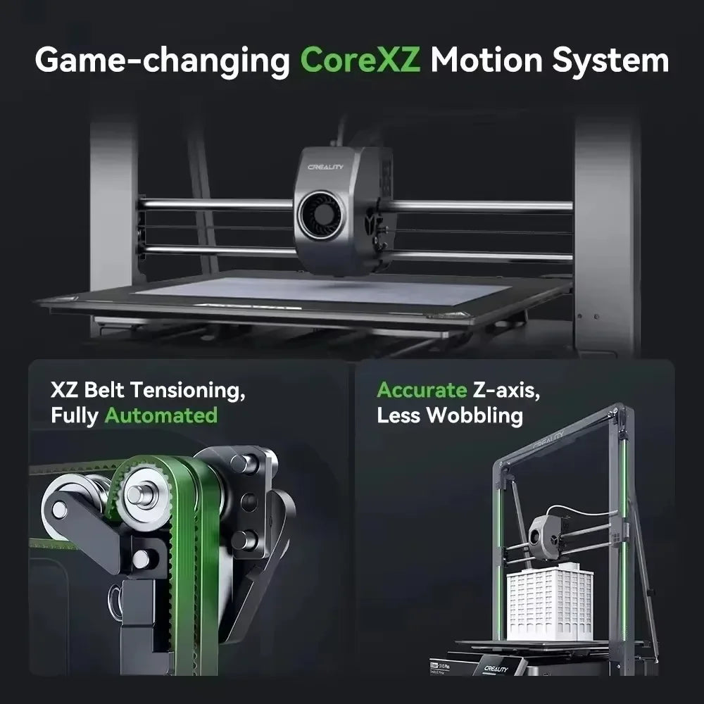Creality Ender-3 V3 Plus 3D Printer 300x300x330mm Print Size 600mm/s Direct Extruder Stable Y-axis Dual Motors&Support Rods