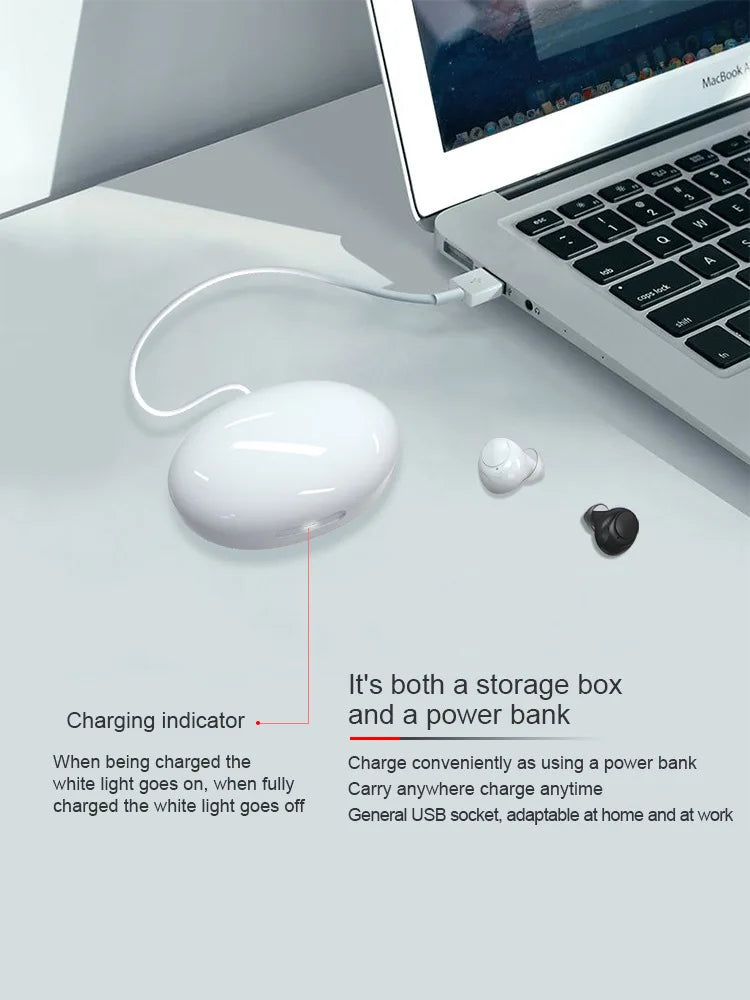 Magnetic Noise Cancellation Audiphone Invisible Wireless Loudspeaker Sound Amplifier Touch Control Earbuds For Hard of Listening