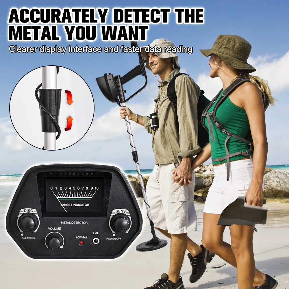 Underground Metal Detector MD-4030 Pinpointer Gold Detector MD-5090 Metal Length Adjustable Treasure Hunter  Portable Detector