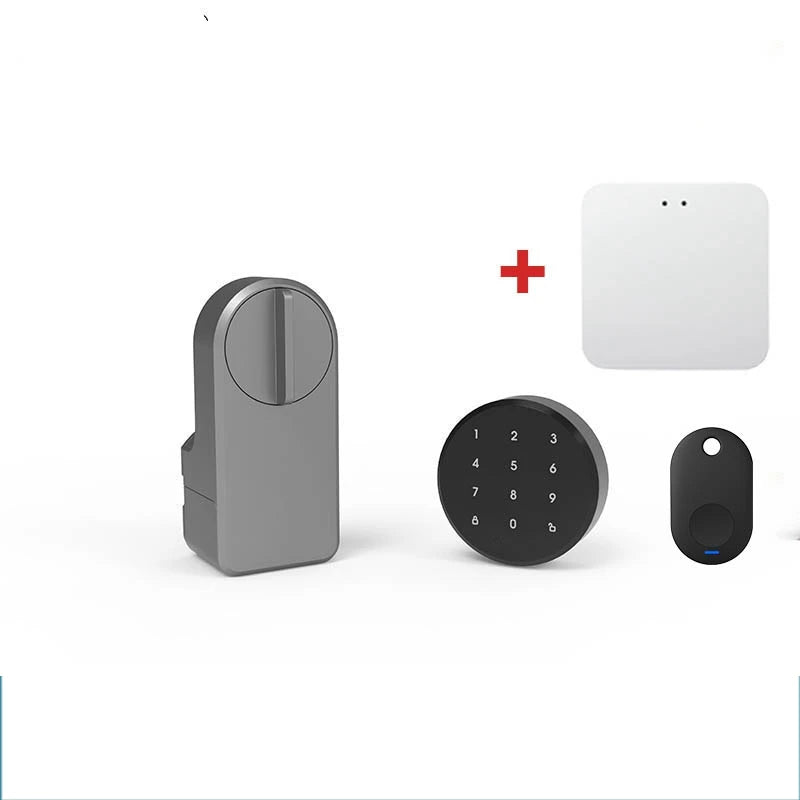 GIMDOW Bluetooth-compatible smart door lock can smart key/password /APP unlock with Tuya smart or smart life APP Electronic Lock