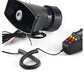 7 Sound 12V 100W 125Db Alarm Horn Car Electronic Warning Siren Motorcycle Alarm Firemen Ambulance Loudspeaker with Mic for Car