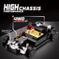 RC Cars 1/24 Remote Control Vehicle with LED Lights 2.4GHz 20KM/H 4WD High Speed RC Car Drifting Tires Racing Toy Gift Adult Kid