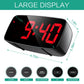 Alarm Clock Digital LED Clock Voice Control Snooze Time Temperature Display Night Mode Reloj Despertador Desktop Clocks