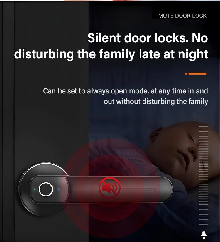 Smart Life App Wifi Remote Control Smart Fingerprint Password Rfid Ic Card Lock Dead Bolt For Indoor Home Wooden Metal Door