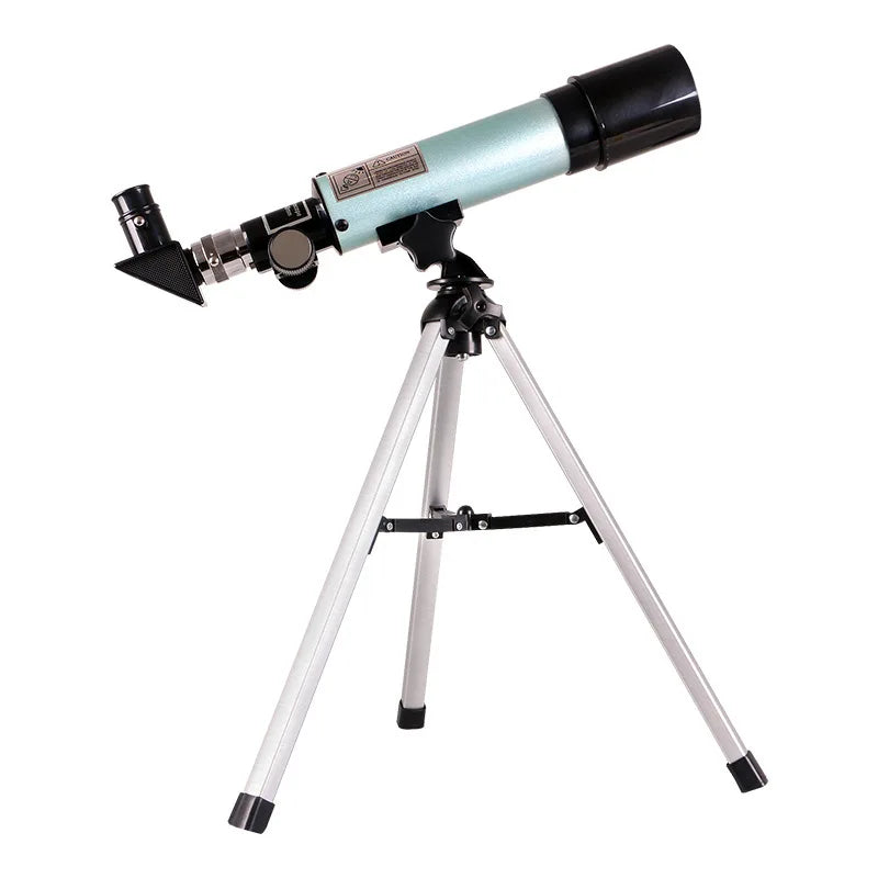 90X Astronomical Telescope , 50Mm Aperture Refractor Portable Travel Telescope with Phone Adapter &wireless Remote