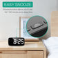 Alarm Clock Digital LED Clock Voice Control Snooze Time Temperature Display Night Mode Reloj Despertador Desktop Clocks