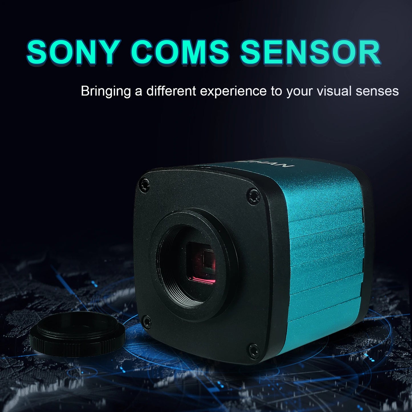 4K ULTRA Electronic Digital  Microscope  48MP USB HDMI Soldering Camera 130X 150X 180X C-Mount Zoom Lens For PCB Repair Tools