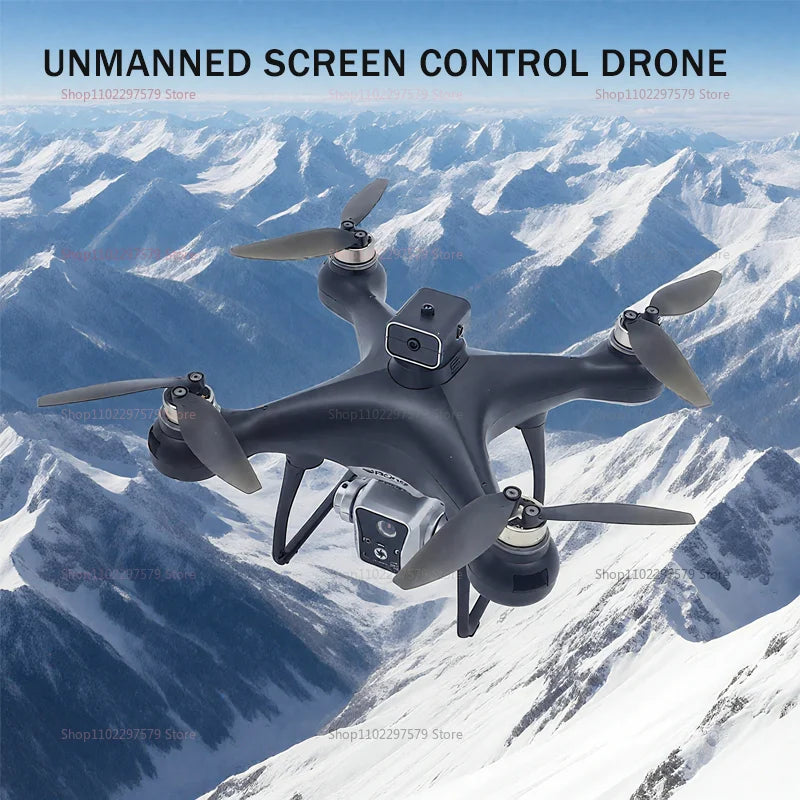 2025 New KY102 Drones With Screen 8K Dual Camera Brushless Optical Flow Localization Intelligent 360°Obstacle Avoidance RC Toys