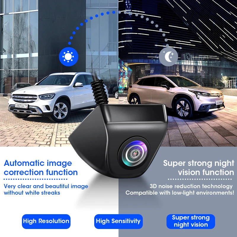 Srnubi AHD 1080P CVBS Night Vision IP68 Waterproof 170 Degree Fish Eye Lens Backup Rear View Camera For Vehicle Monitor Android