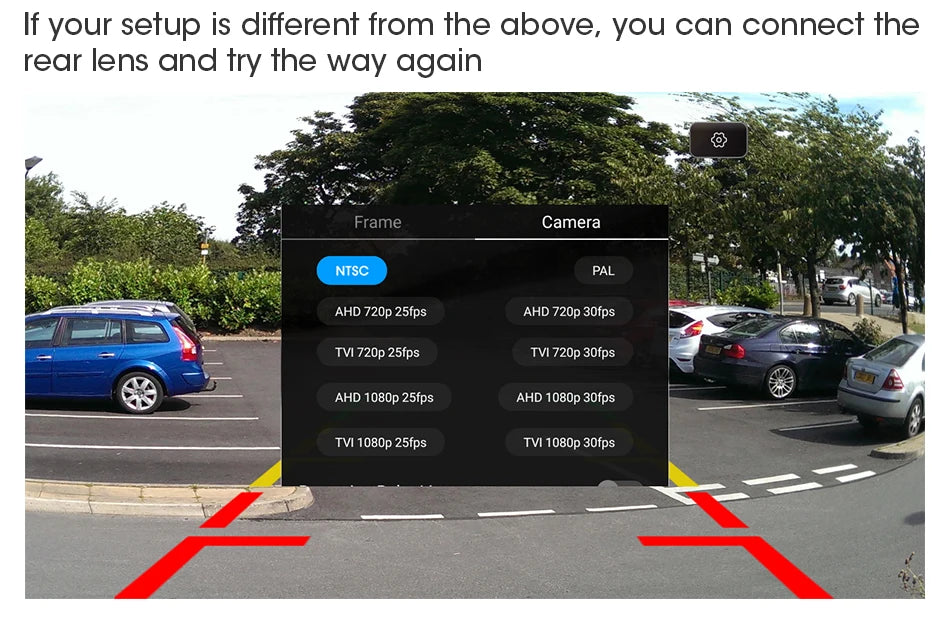 Srnubi AHD 1080P CVBS Night Vision IP68 Waterproof 170 Degree Fish Eye Lens Backup Rear View Camera For Vehicle Monitor Android