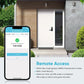 Smart Fingerprint Door Lock App Remote Control Keyless WIFI Digital Touchscreen Lock IP67 NFC Waterproof with 2 IC Cards