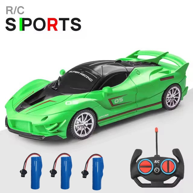 1/18 RC Car LED Light Radio Remote Control Sports Cars For Children Racing High Speed Drive Vehicle Drift Boys Girls Toys