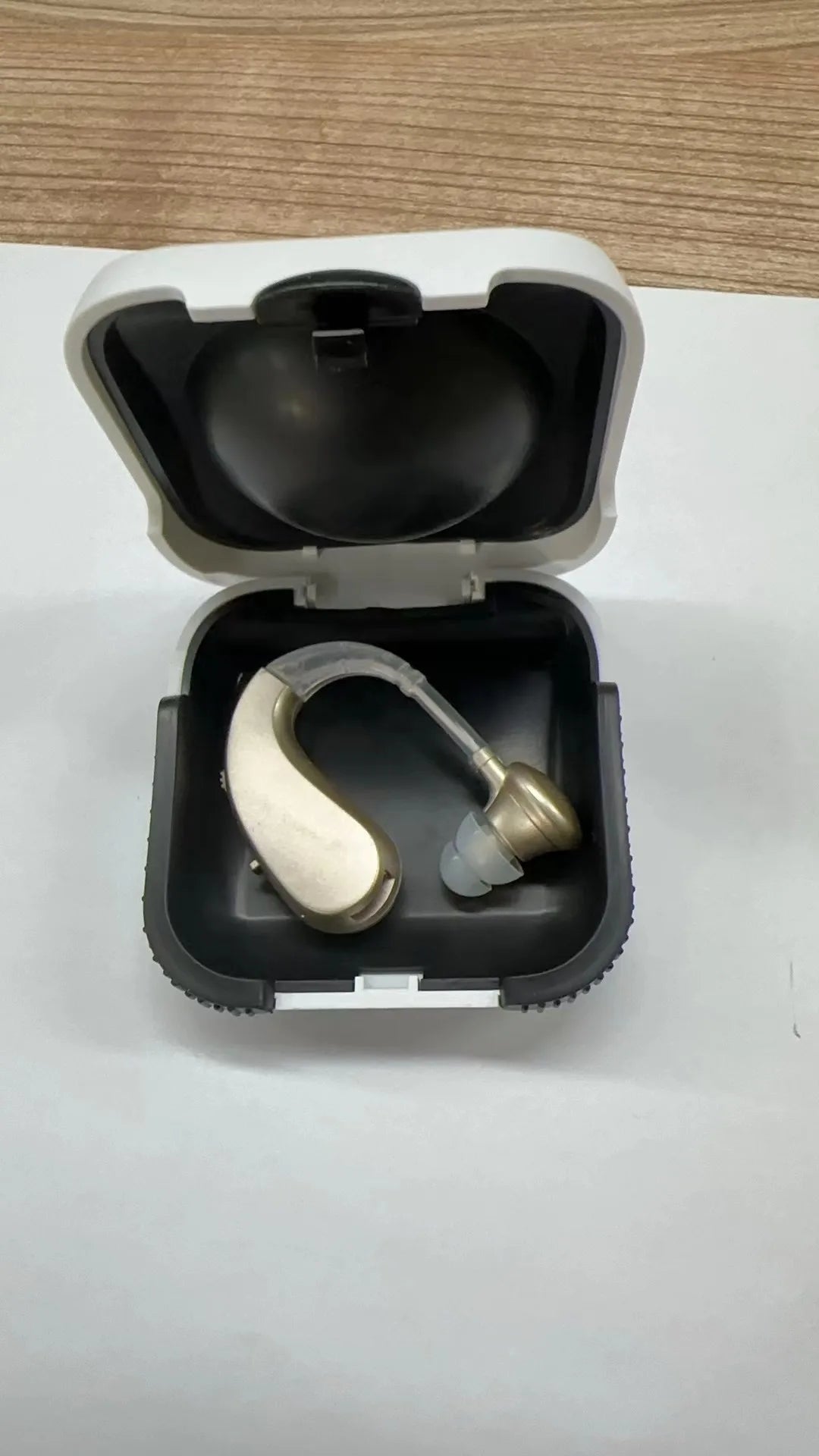 NEW Hearing Aid Earphones Ear Hook Charging Comfort Assisted Listening Headset  Adjustable Dual Sound Earbuds For Elderly People