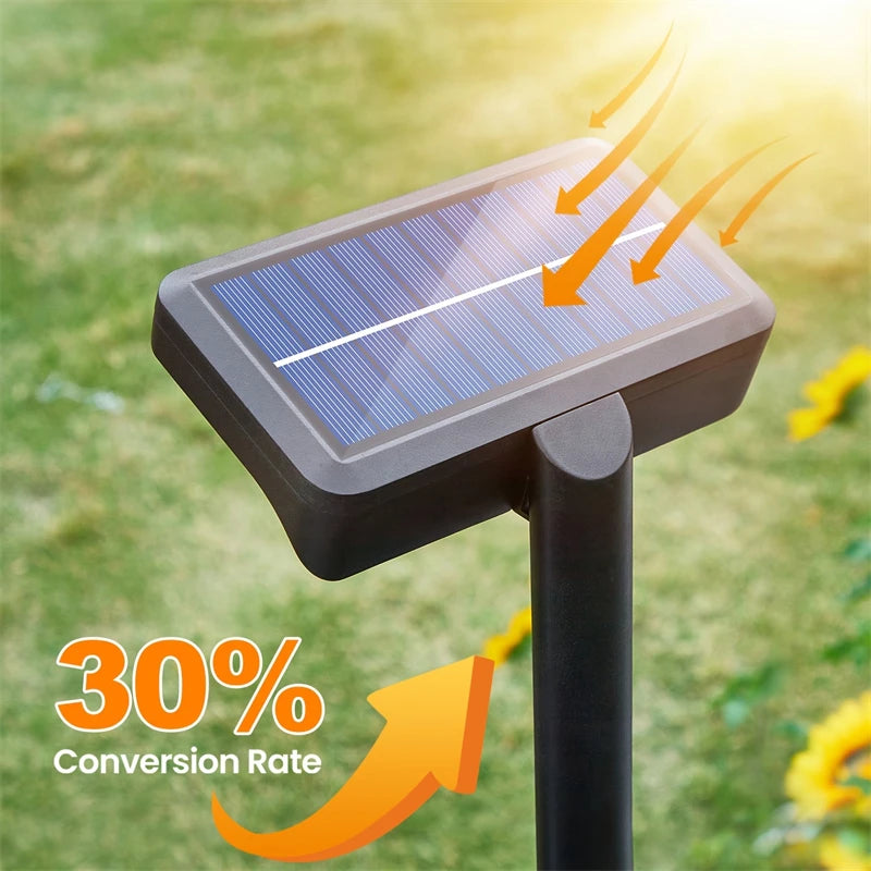 92LEDs 600LM Solar Fence Lights Motion Sensor OutdoorWaterproof 6000K Security Lighting For Chain Link Fence Deck Gutter Camping