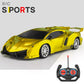 1/18 RC Car LED Light 2.4G Radio Remote Control Sports Cars For Children Racing High Speed Drive Vehicle Drift Boys Girls Toys