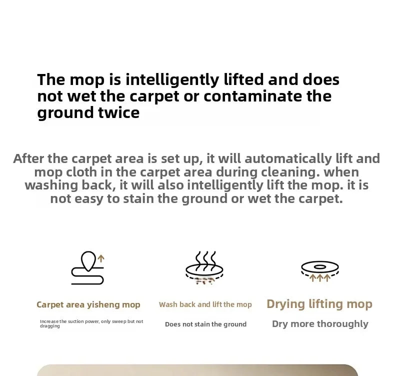 Mi Robot Vacuum M30S Auto Clean Sweep Mop Wash All in One